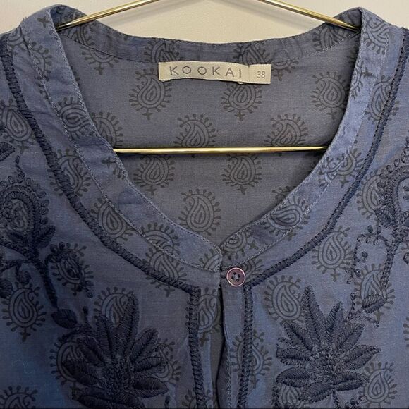 Kookai Embroidered Tunic Top   - Picture 8 of 10